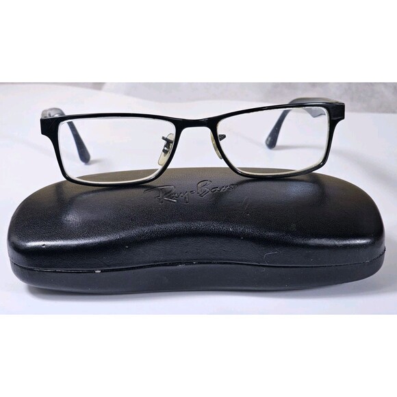 Ray Ban Unisex Eyeglasses RB6238 53-17 145 Bold Black With Case FRAMES ONLY - Picture 1 of 16